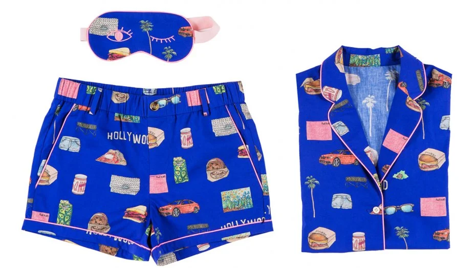 These Los Angeles Print Pajamas Are a Locavore's Dream
