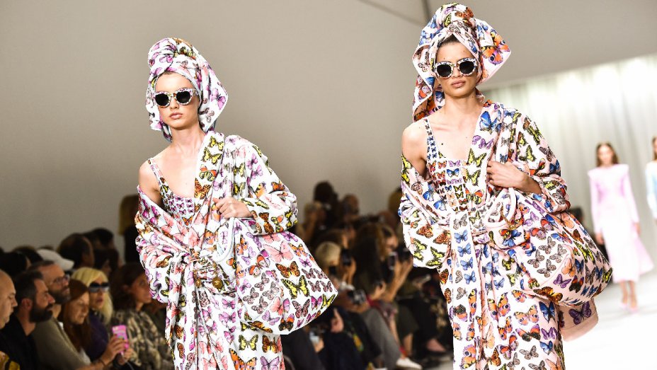 Versace's Iconic Butterfly Print Comes In for a Second Landing