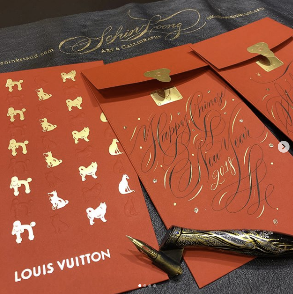 NEW Authentic LOUIS VUITTON Logo Orange Gift Tag w/ Note Card Envelope