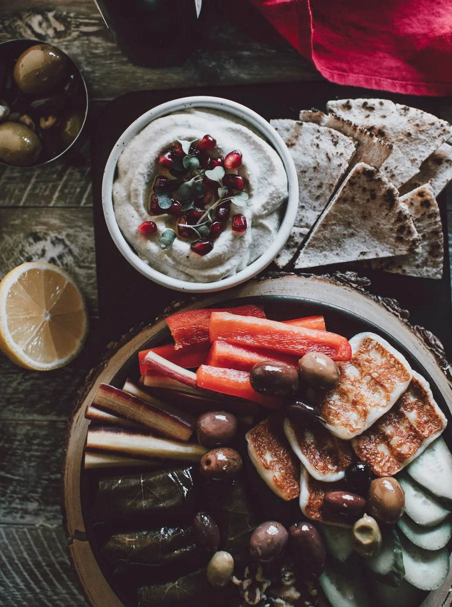Healthy Snack: Eggplant Yogurt Tahini Dip 
