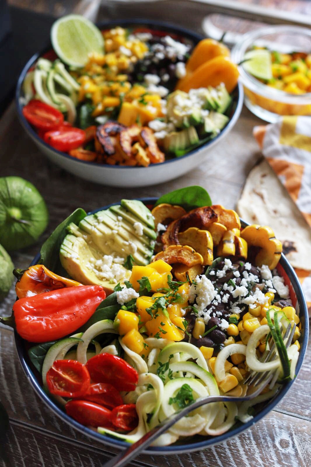 Black Bean Zoodles Bowl (aka My Healthy Chipotle)