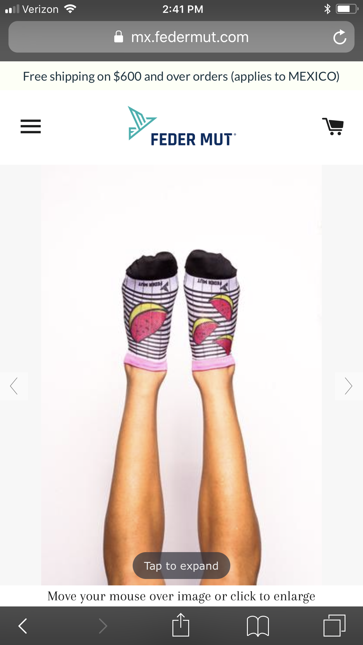 Watermelon No Show Running/Yoga Socks