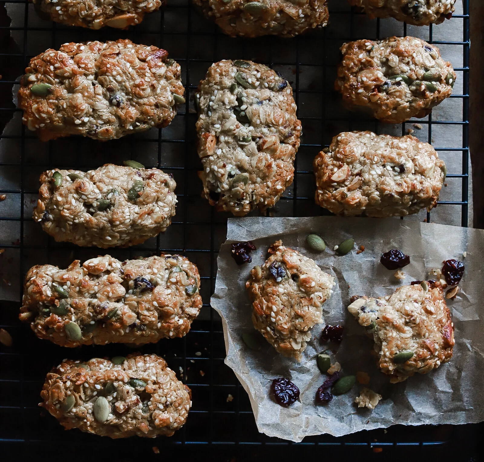 Homemade Tahini Energy Bars 