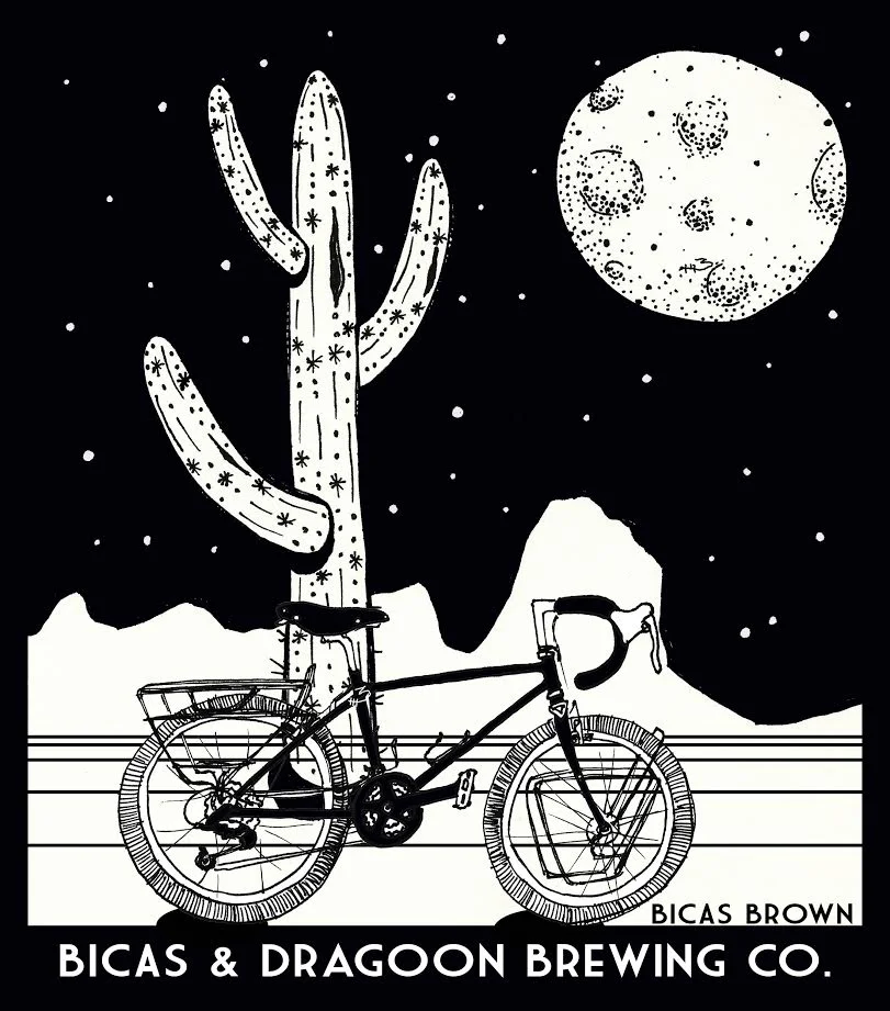 BICAS Brown artwork done by Monique from BICAS @revolta_art & @bicastucson