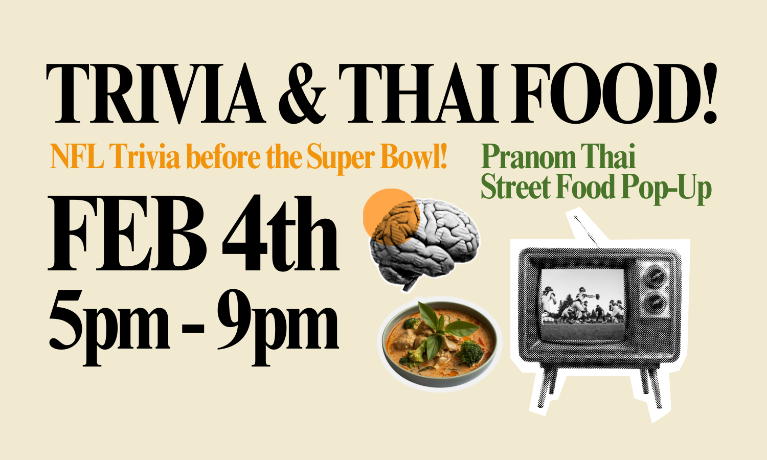 trivia &amp; thai food!