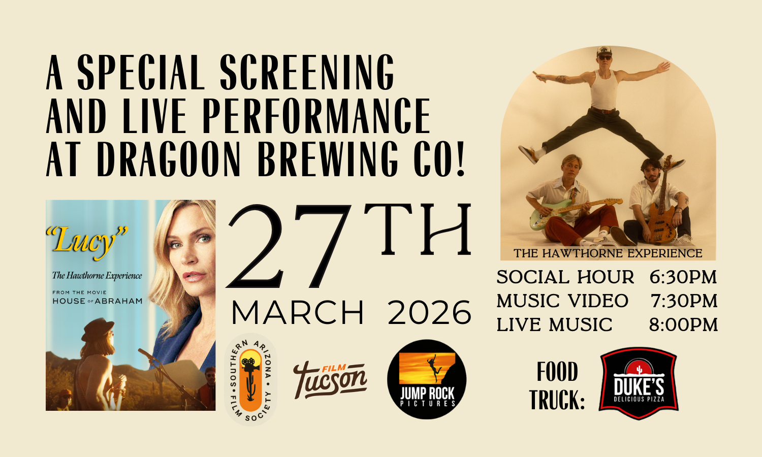 MUSIC VIDEO SCREENING & LIVE PERFORMANCE!