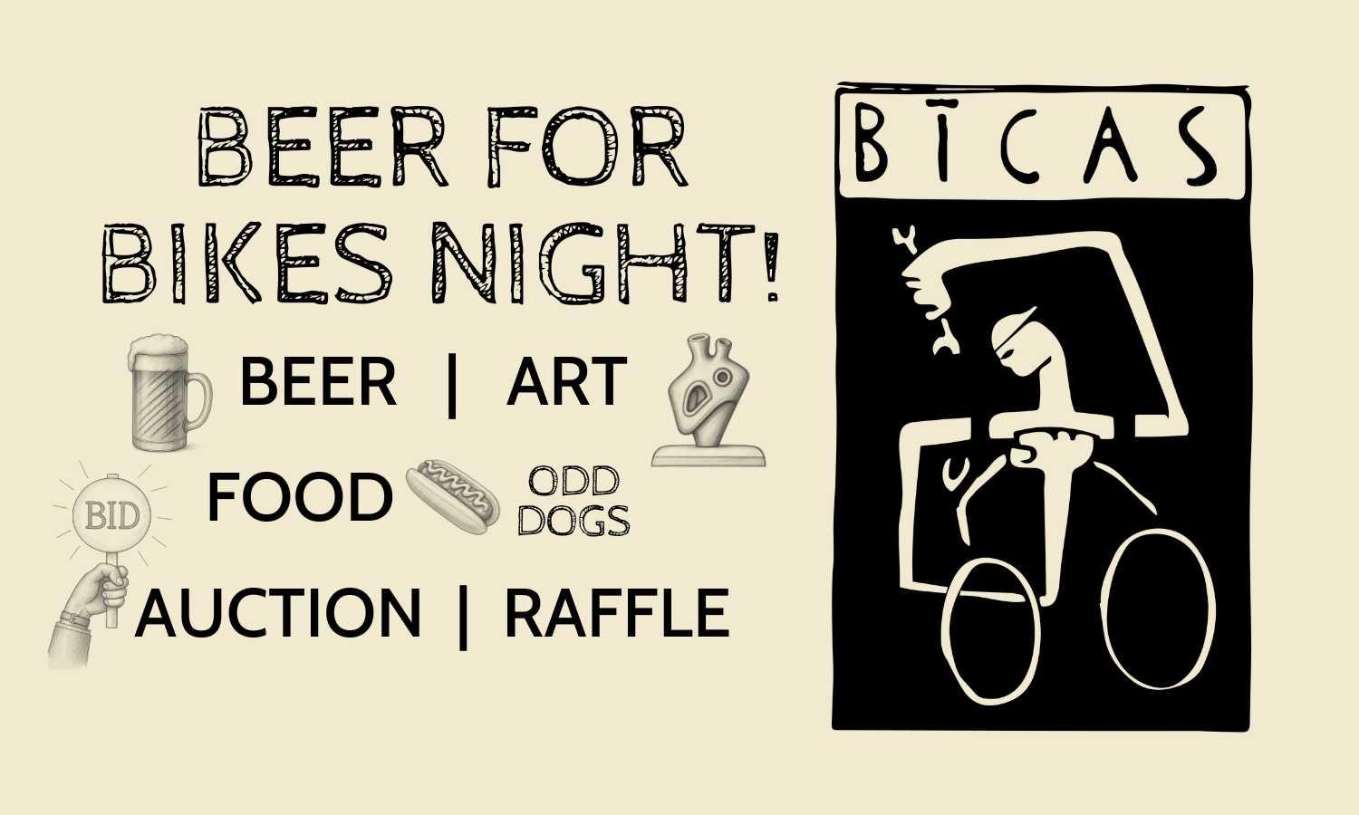 BEER FOR BIKES W/ BICAS