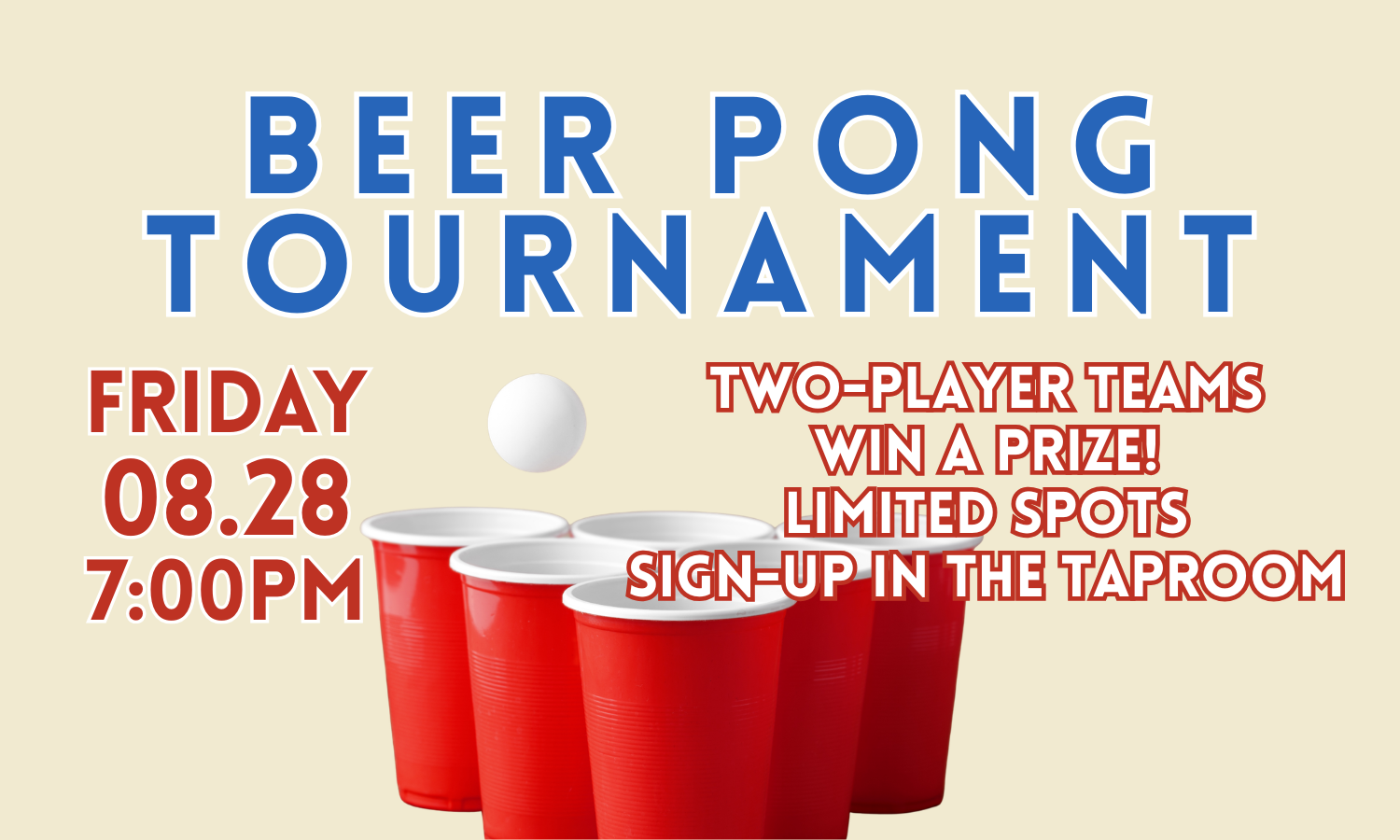 BEER PONG TOURNAMENT 