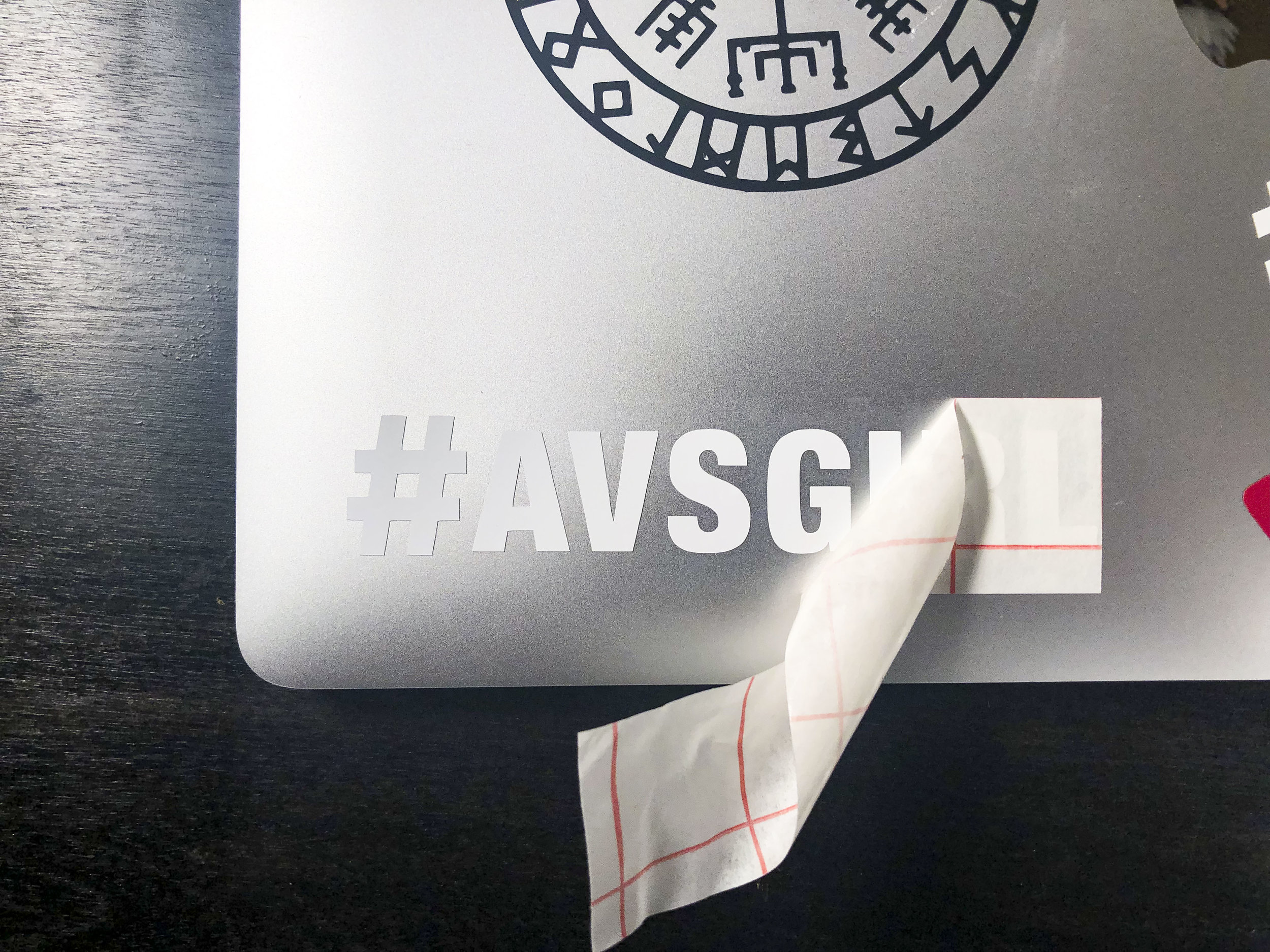 AVSGIRL - Vinyl Transfer Stickers — #AVSFAM