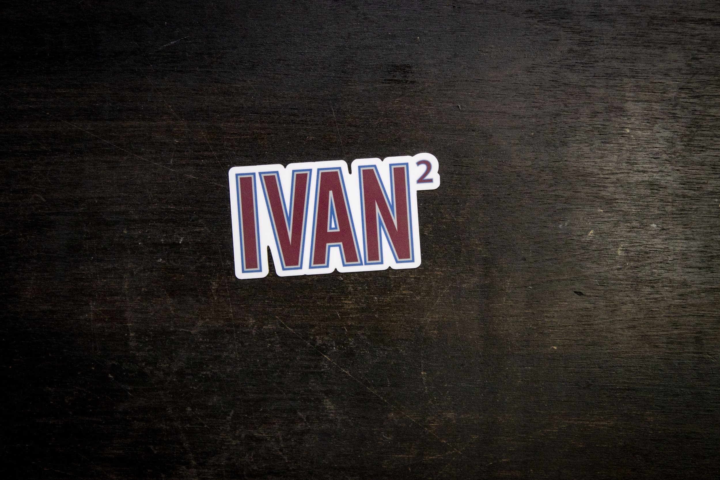 IVAN IVAN die-cut Sticker