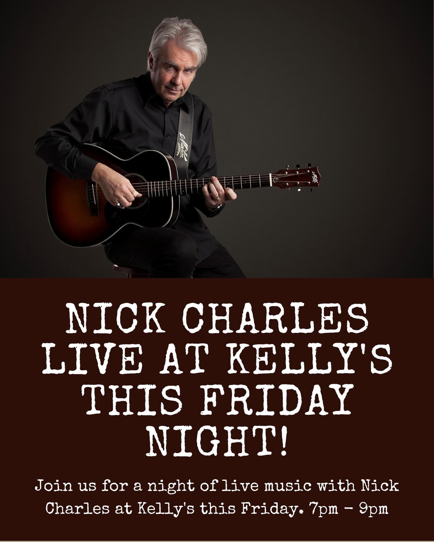 We have a busy few weeks coming up here at Kelly&rsquo;s 😁

First up we are incredibly lucky to have the ever popular Nick Charles Music back to play this Friday 17th May from 7pm - 9pm 🎵 

Then a few weeks later we have Kalorama Collective hosting