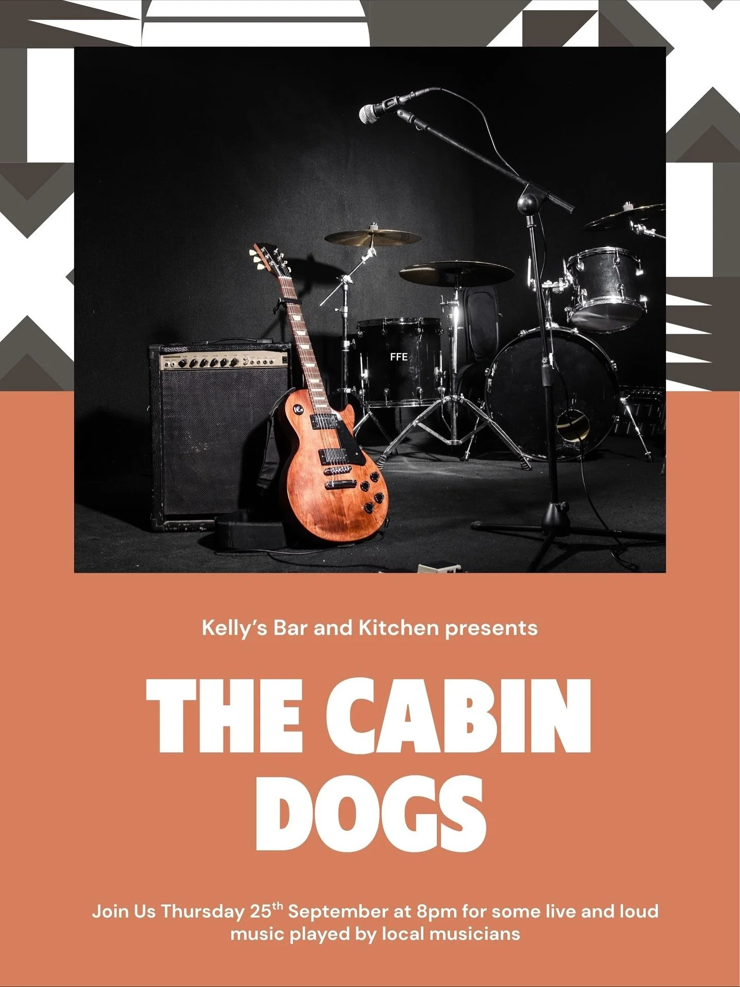 Got a massive week coming up at Kelly&rsquo;s next week.

Our monthly trivia night is on Wednesday night starting at 7pm. Get your friends together and book a table.

Thursday night we&rsquo;ve got a special event with local music band &ldquo;Cabin D