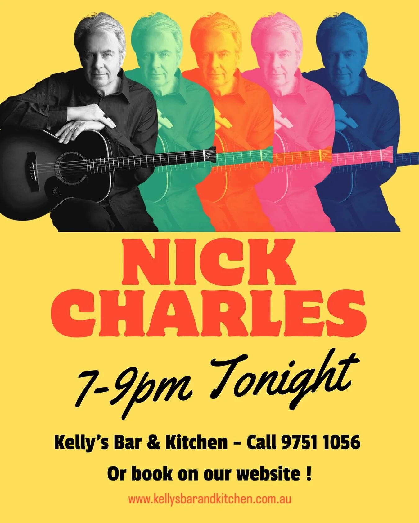 Our favourite guitar extraordinaire returns once again tonight from 7pm! Book a table to dine, drink, and delight in this evening&rsquo;s entertainment 🎸🎶