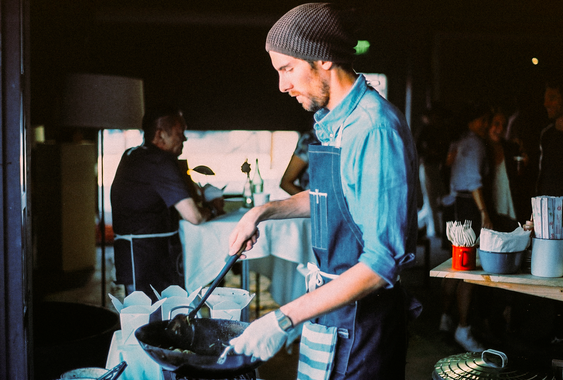 Person cooking