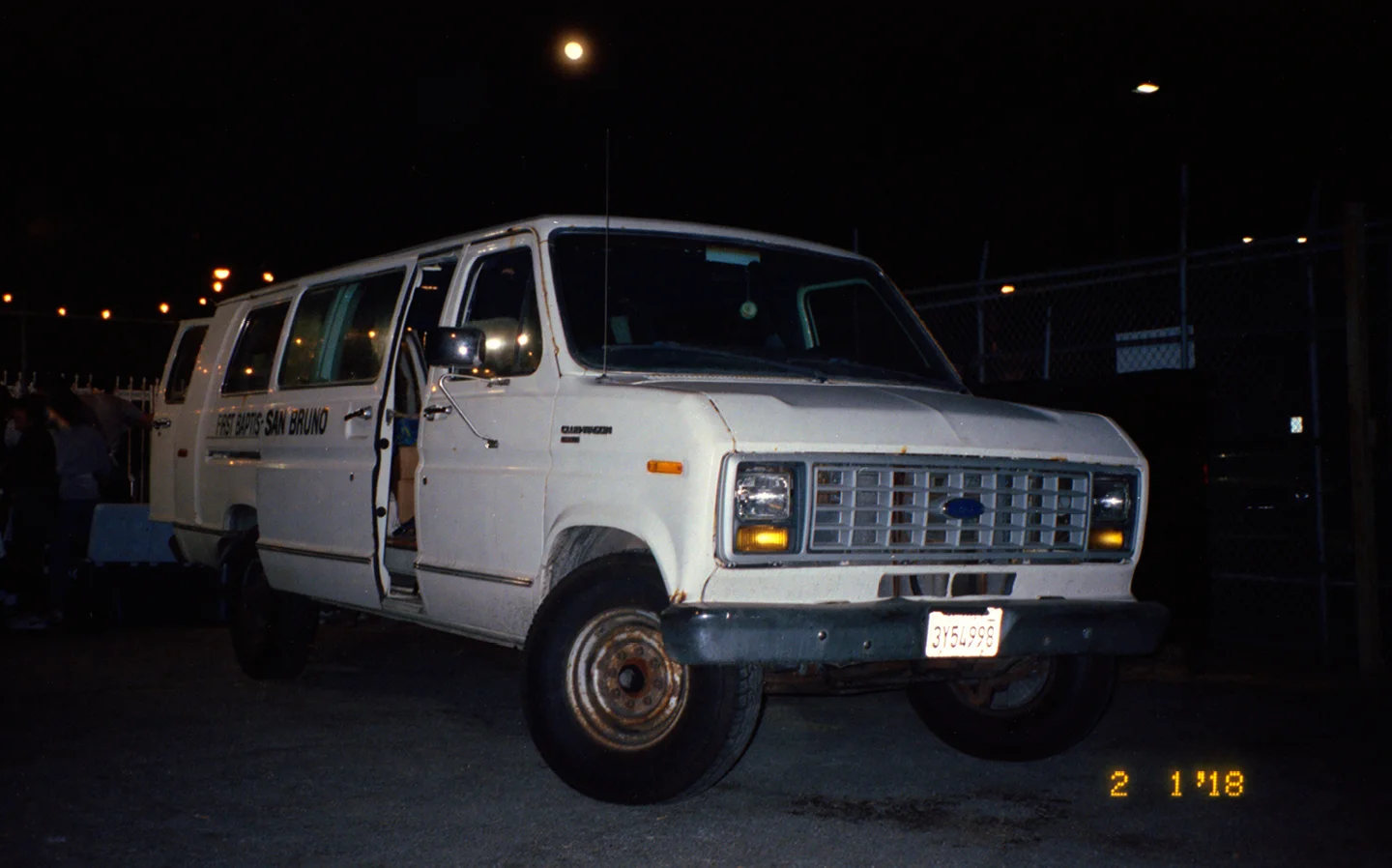 Bruno, our trusty old Woon van.