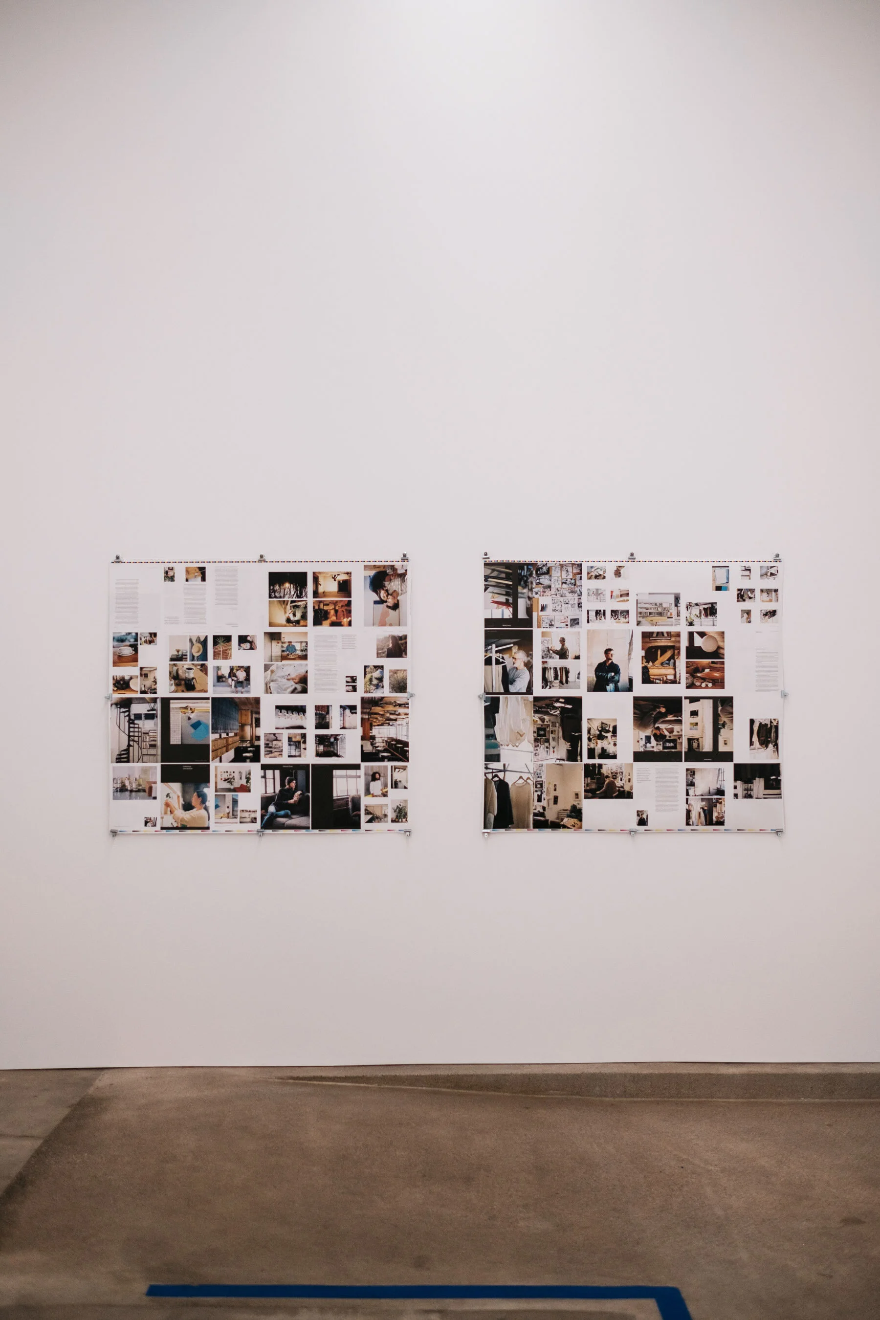 Art gallery installation