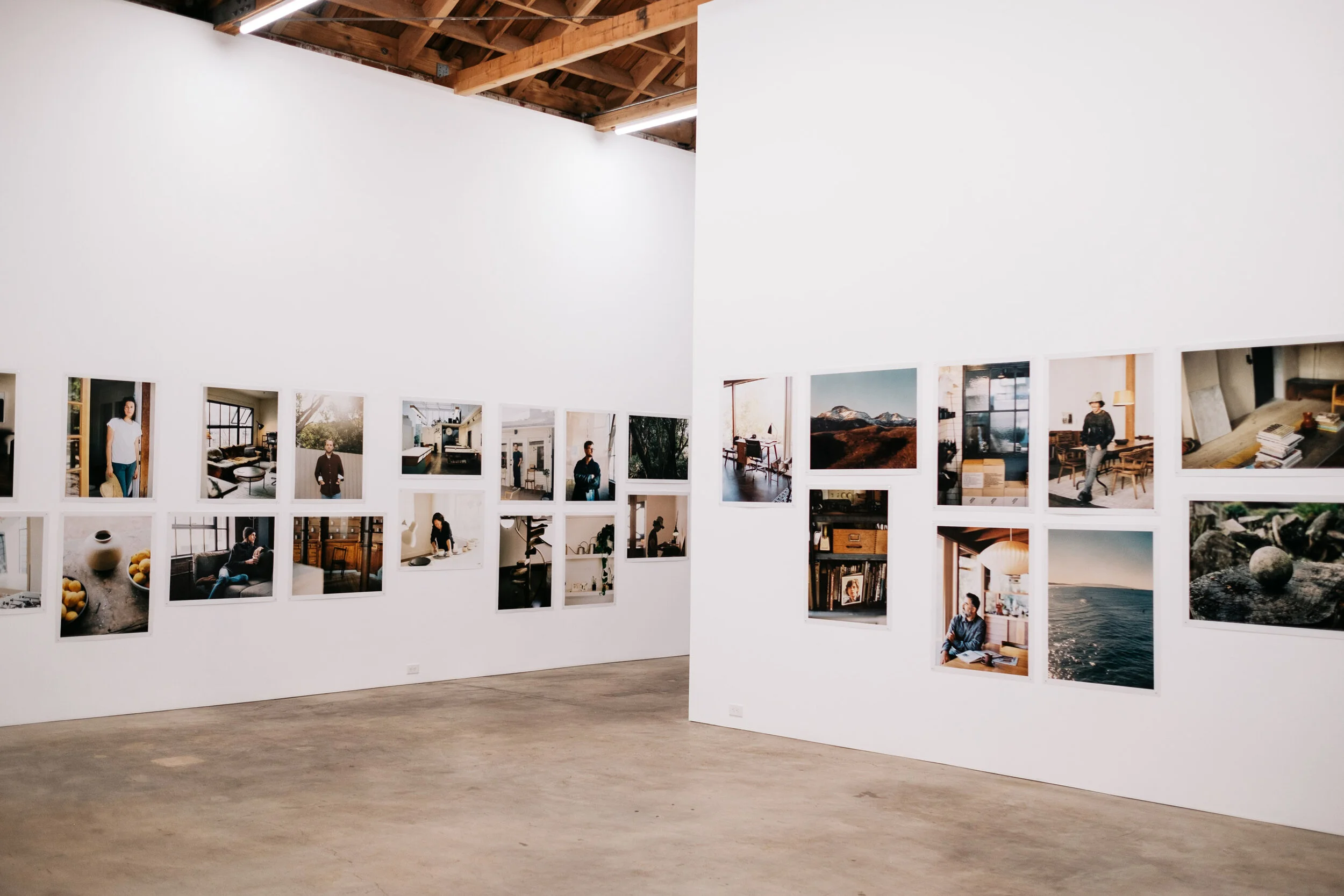 Art gallery installation
