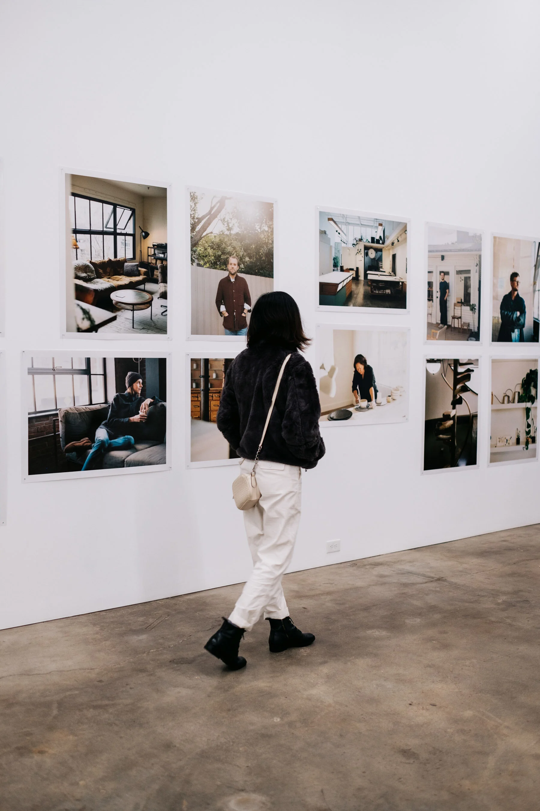 Art gallery installation