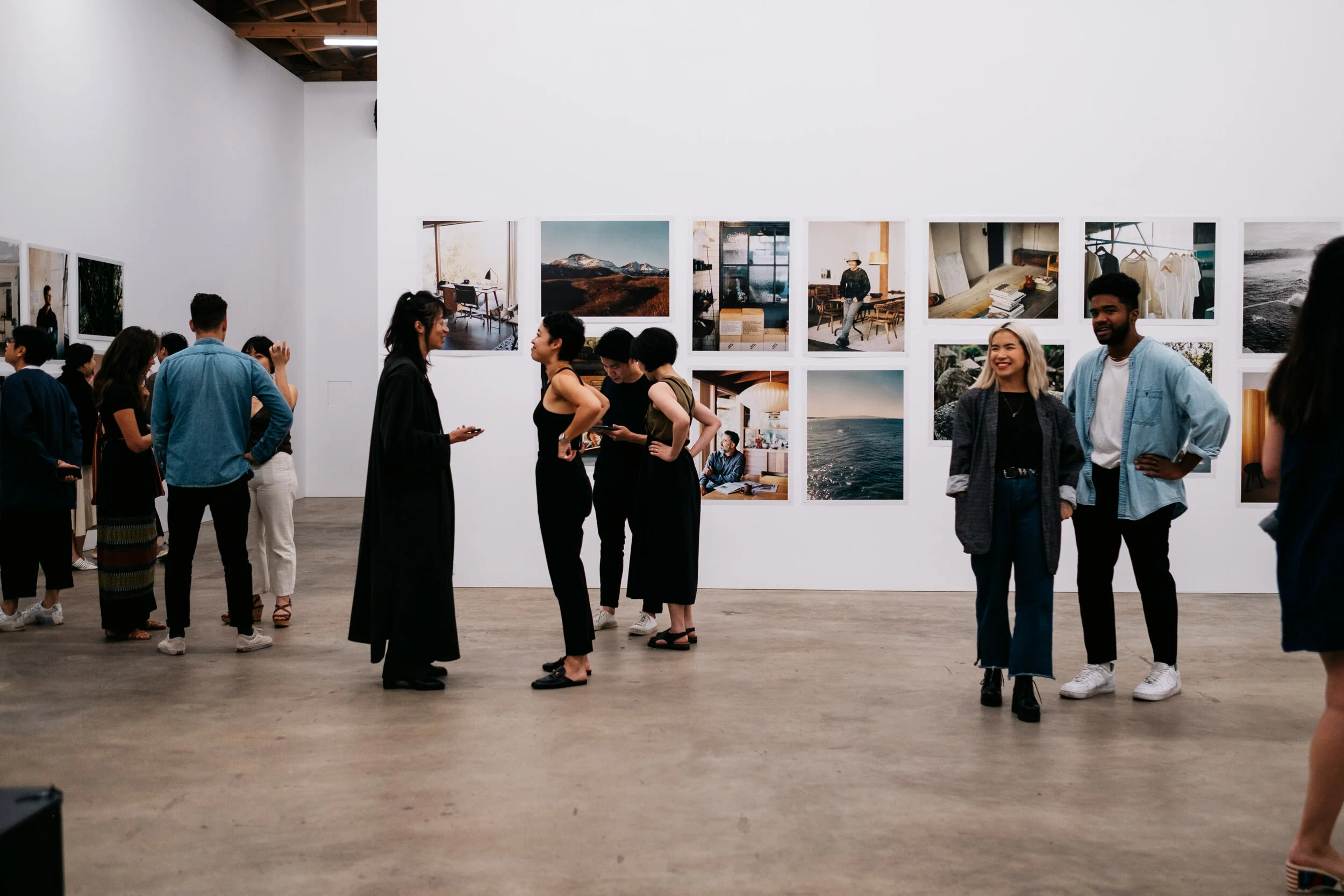 Art gallery installation
