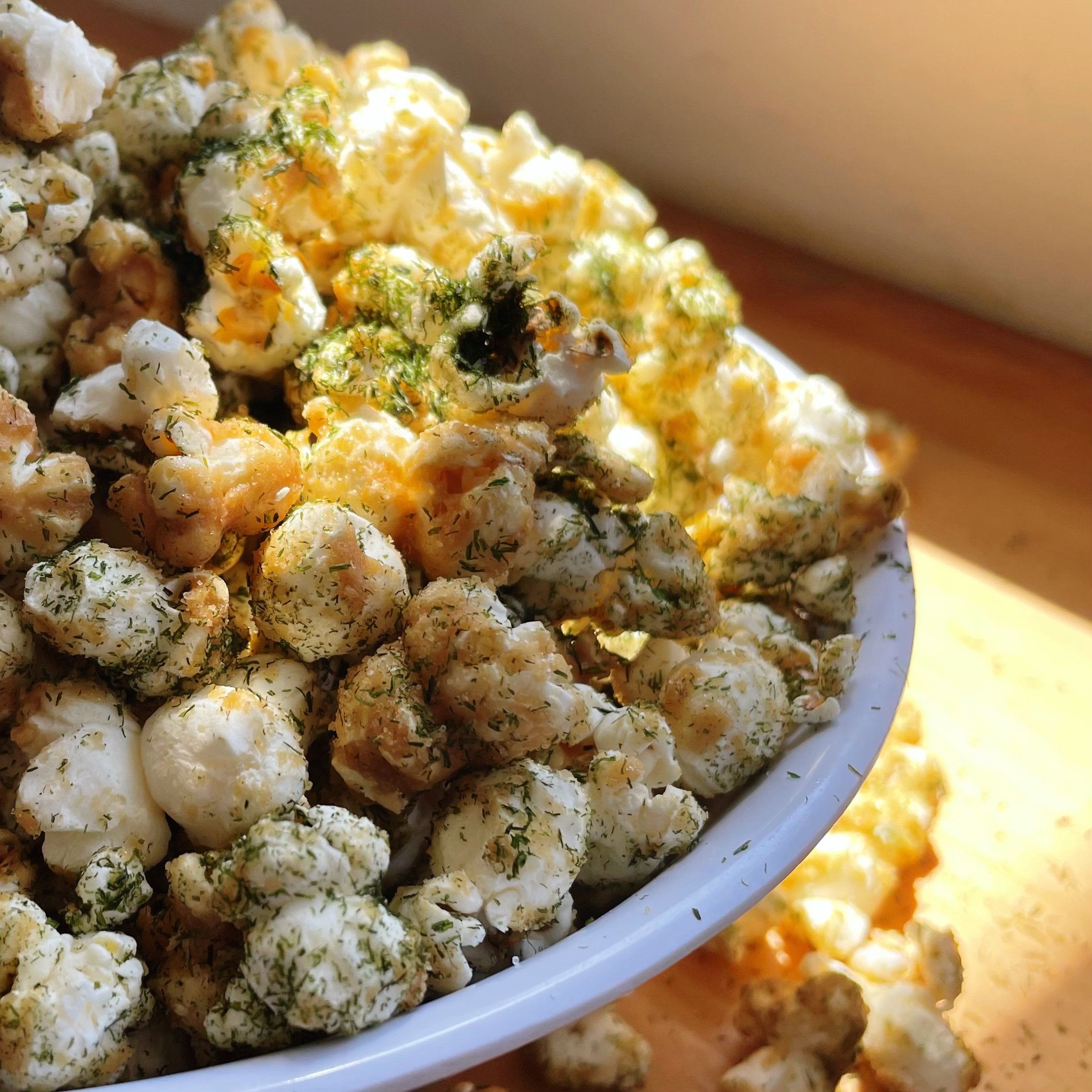 Sea moss seasoned popcorn