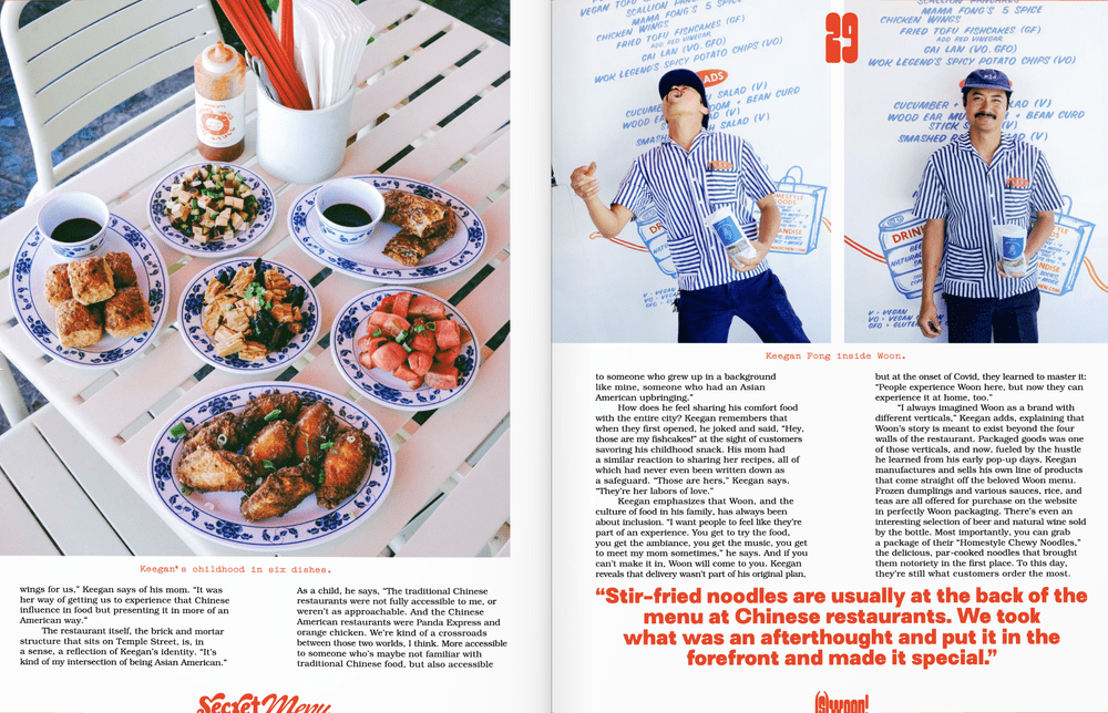Secret Menu Magazine — Woon