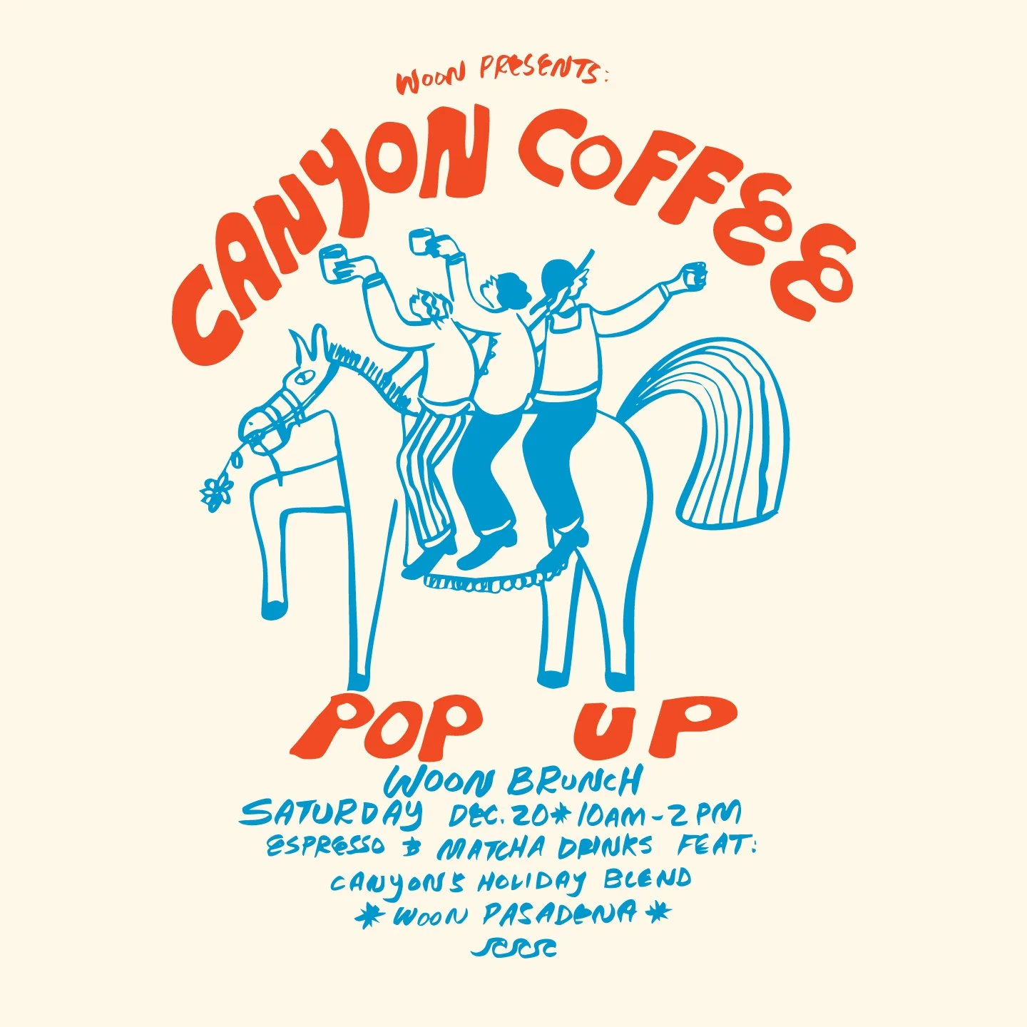 Canyon Coffee Pop Up @ Woon Brunch