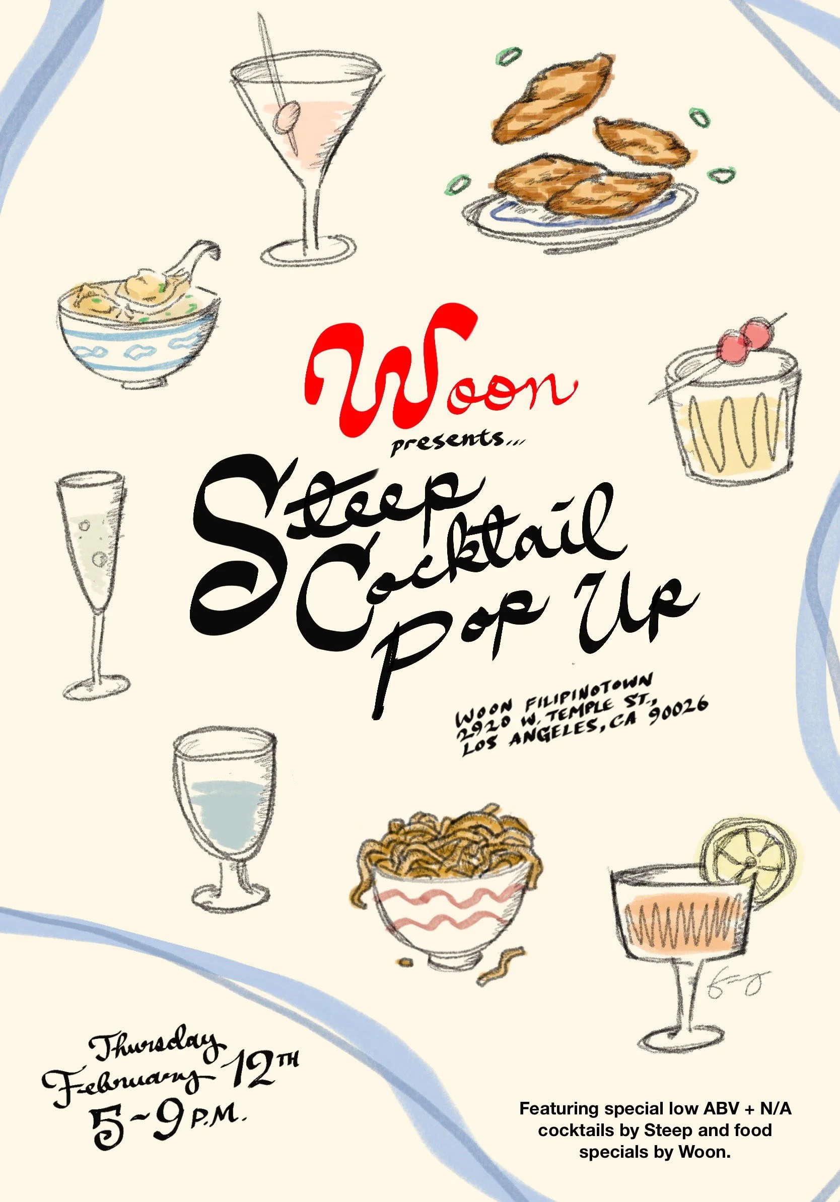 Woon Presents Steep Cocktail Pop Up!