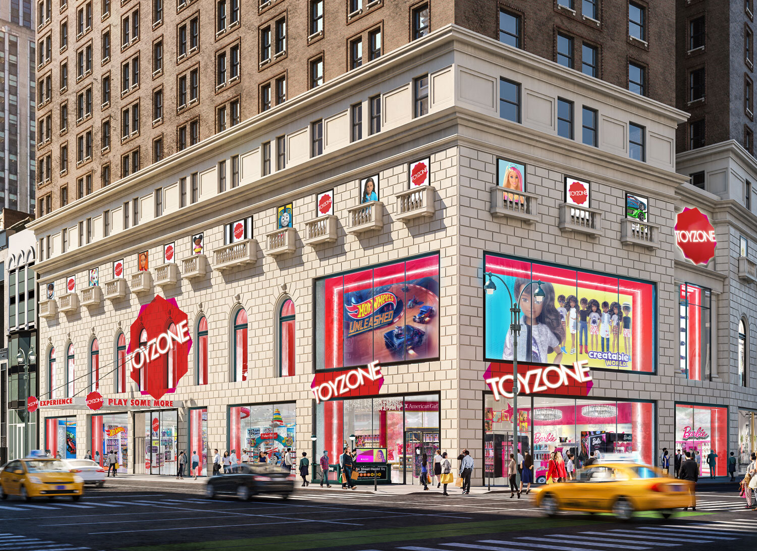 toy store retail concept rendering