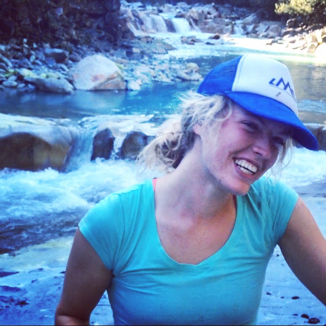 Post-swim still stoked!