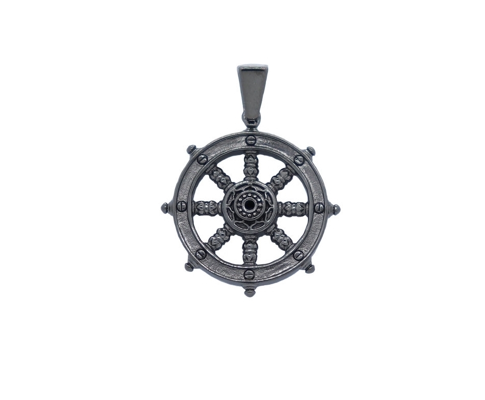Dharma Wheel Black Rhodium white background 2018.jpg
