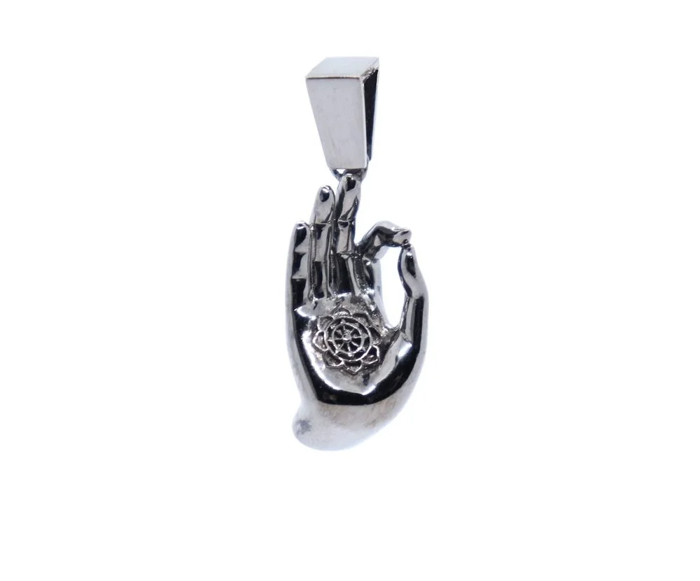 Mudra+Black+Rhodium+Dharma+wheel+in+hand+no+chain+White+background.jpg