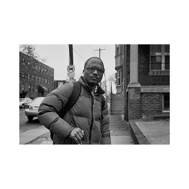 two film camera nerds bump into one another in West Philly. 
going through old photos and realized these were from the same moment.

i snapped @kingmikebeon on my Minolta Hi-Matic rangefinder using Kodak Tri-X. 
Can&rsquo;t say what camera or film he