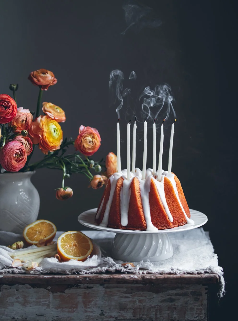 Lemon Cake with Lemon Icing