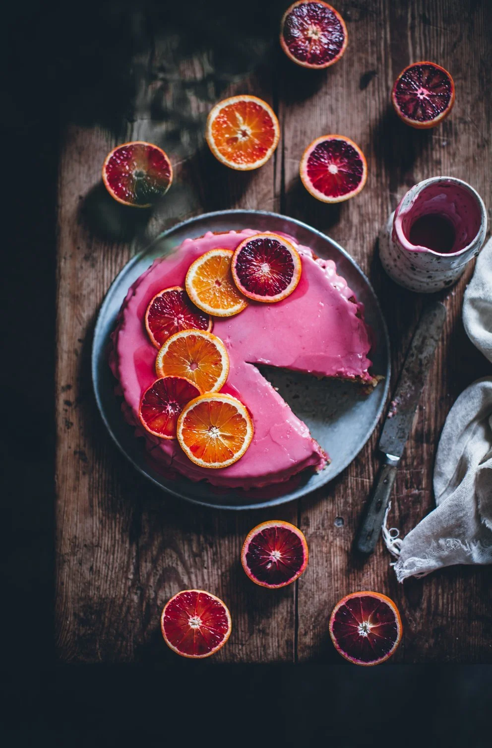 Blood Orange Cardamom Cake