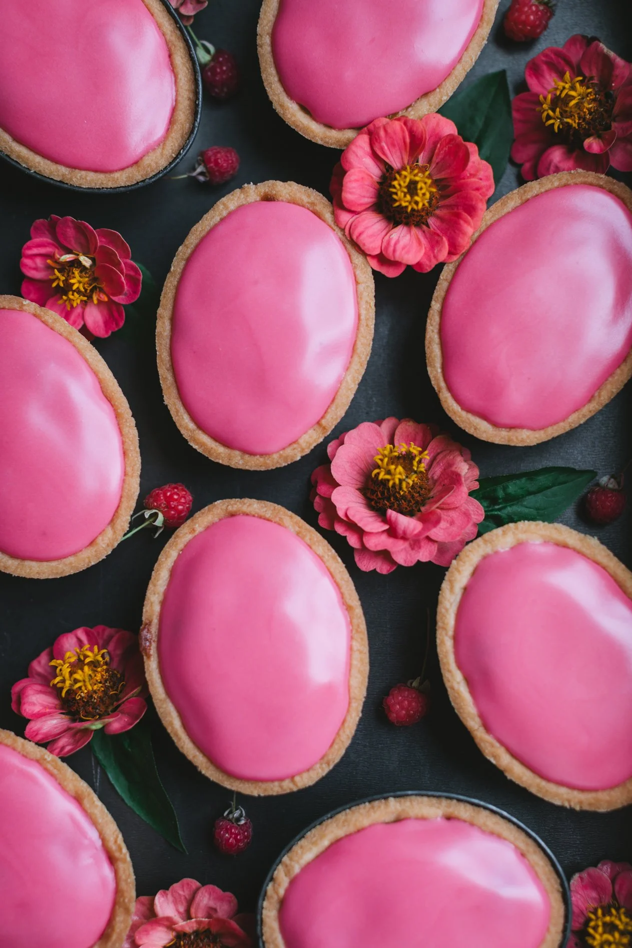 Swedish Raspberry Almond Tarts