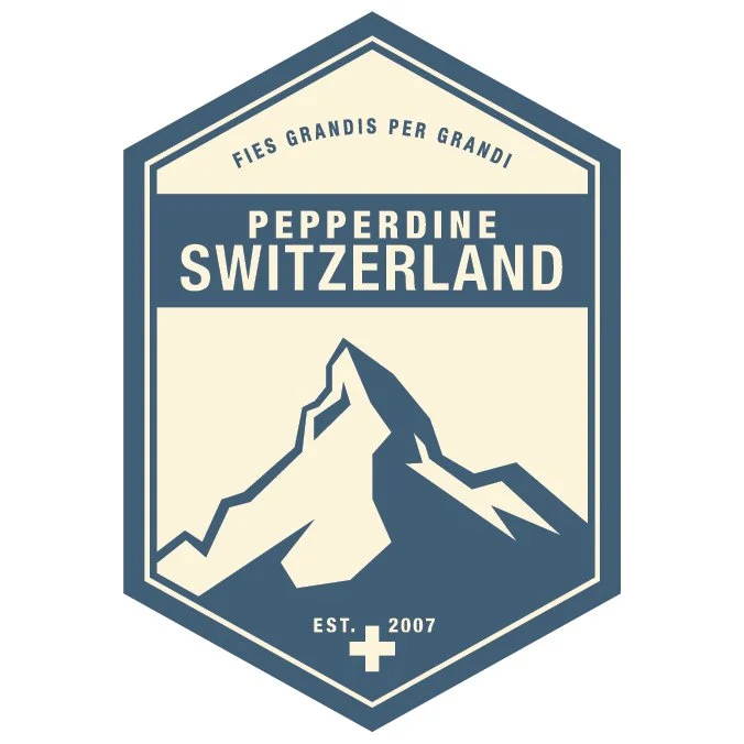 Blue on Beige Pepperdine Switzerland Logo Sticker Thick LowRes.jpg