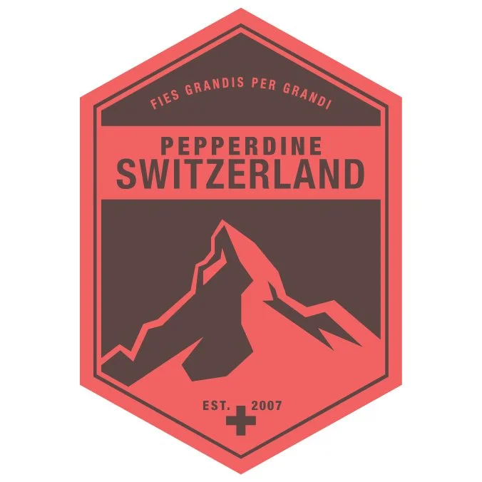 Red on Brown Pepperdine Switzerland Logo Sticker Thick LowRes.jpg