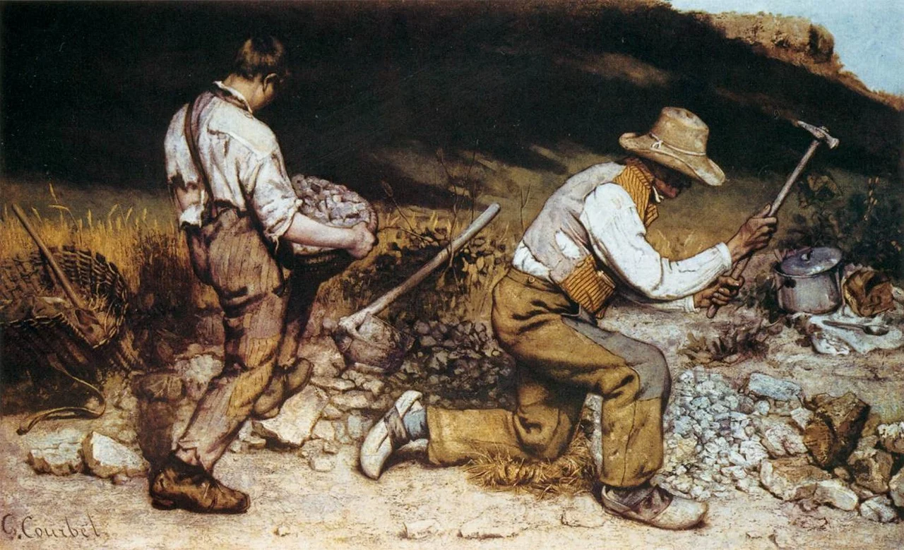 Gustave Courbet, The Stonebreakers (1849).