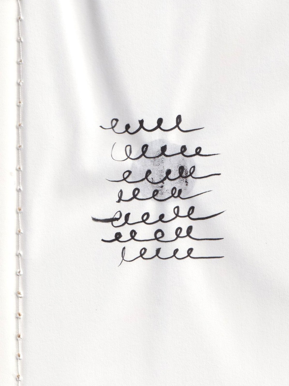 Ruth: Ink drawing from the Lives of Seeds series