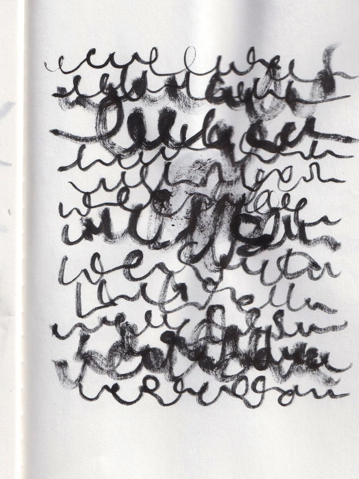 Ruth: Ink drawing from the Lives of Seeds series