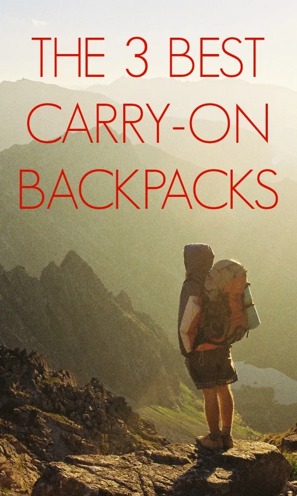 The 4 Best CarryOn Backpacks for Budget Travelers — Sweet Distance