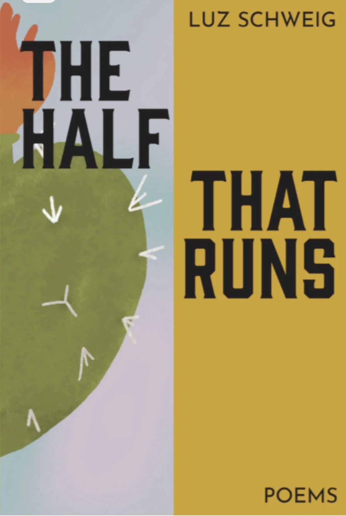 Luz Schweig's debut poet book, "The Half That Runs."