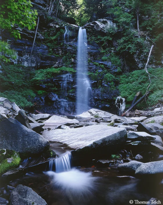 Waterfall, Upper Platte Clove, Catskill Mountains
