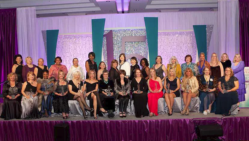 The 2012 WBE Stars and representatives of the Regional Partner Organizations at the Salute in Baltimore, MD. 