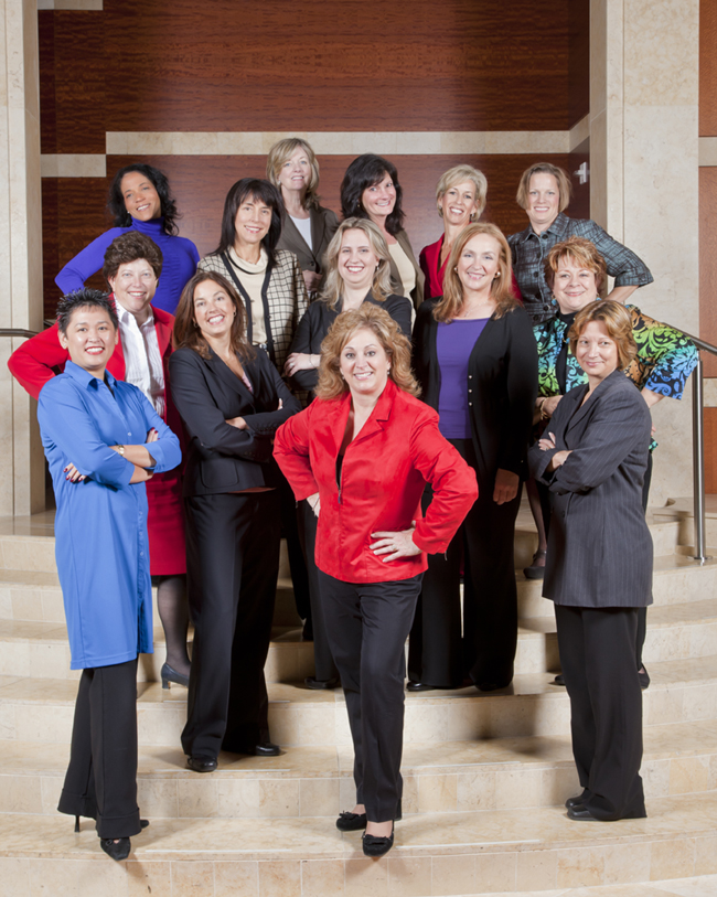 Front L-R: Floriza Genautis, Rebecca Boenigk, Sharon Castillo. Middle L-R: Patty Klein, Michelle McHenry, Candice Bennett, Pam Curry, Angie Hollerich. Back L-R: Beth Williams, Lorelei Carobolante, Janice Migliore, Monique Honaman, Janell McGill. Not pictured: Rosalie Edson.