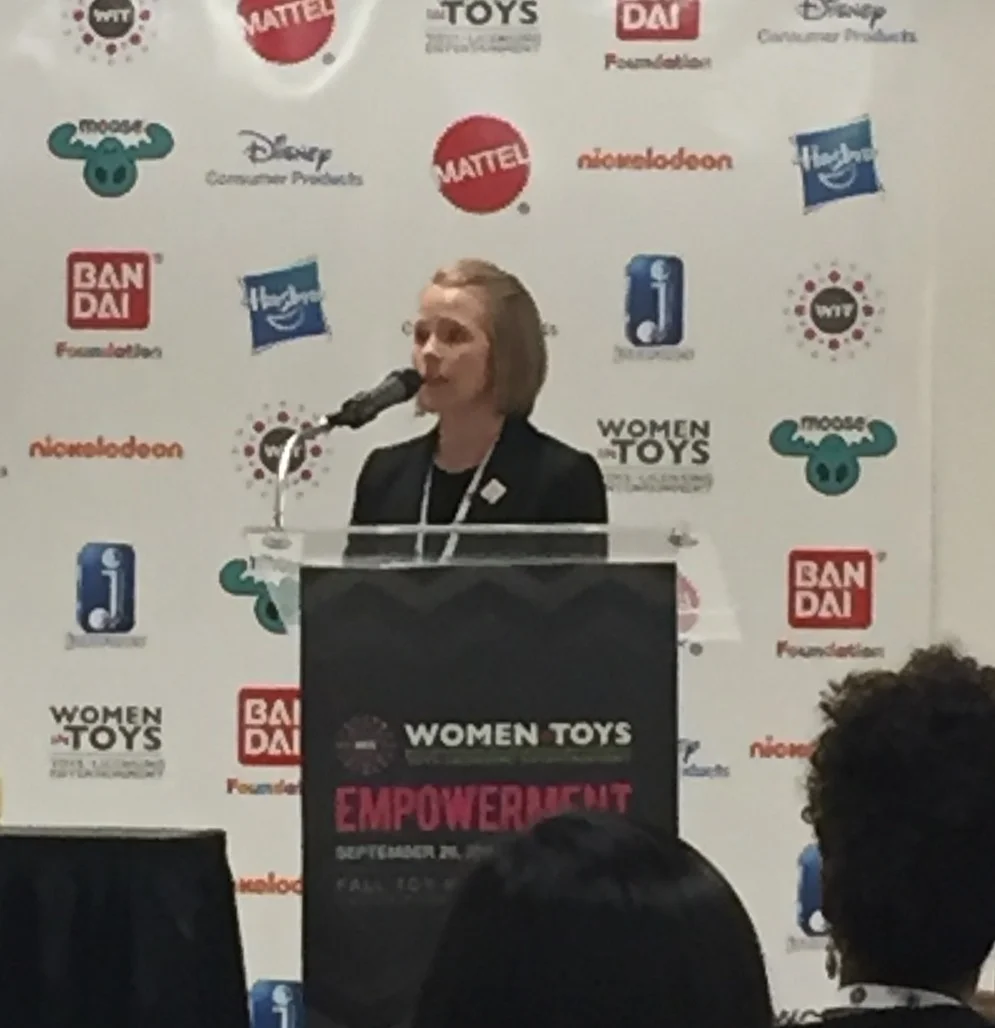 Walmart’s Director of Corporate Affairs, Sarah Wilson, welcoming the attendees to Women In Toys Empowerment Day 2016