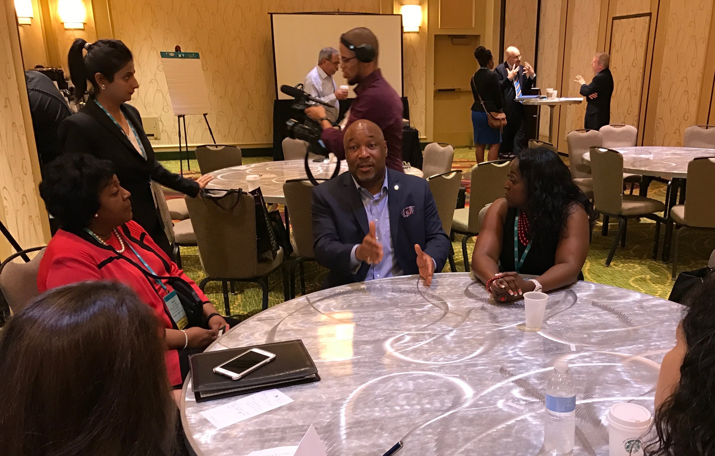 Shell’s Brian Hall gives face-to-face advice to WBEs at events like the WBENC Summit & Salute.