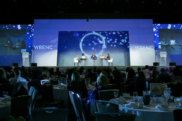 Among other things, the lunch programming featured discussions with our Corporate Members on diversity and inclusion, an update on new WBENC programs, and a discussion with keynote speaker Julie Sweet from Accenture,