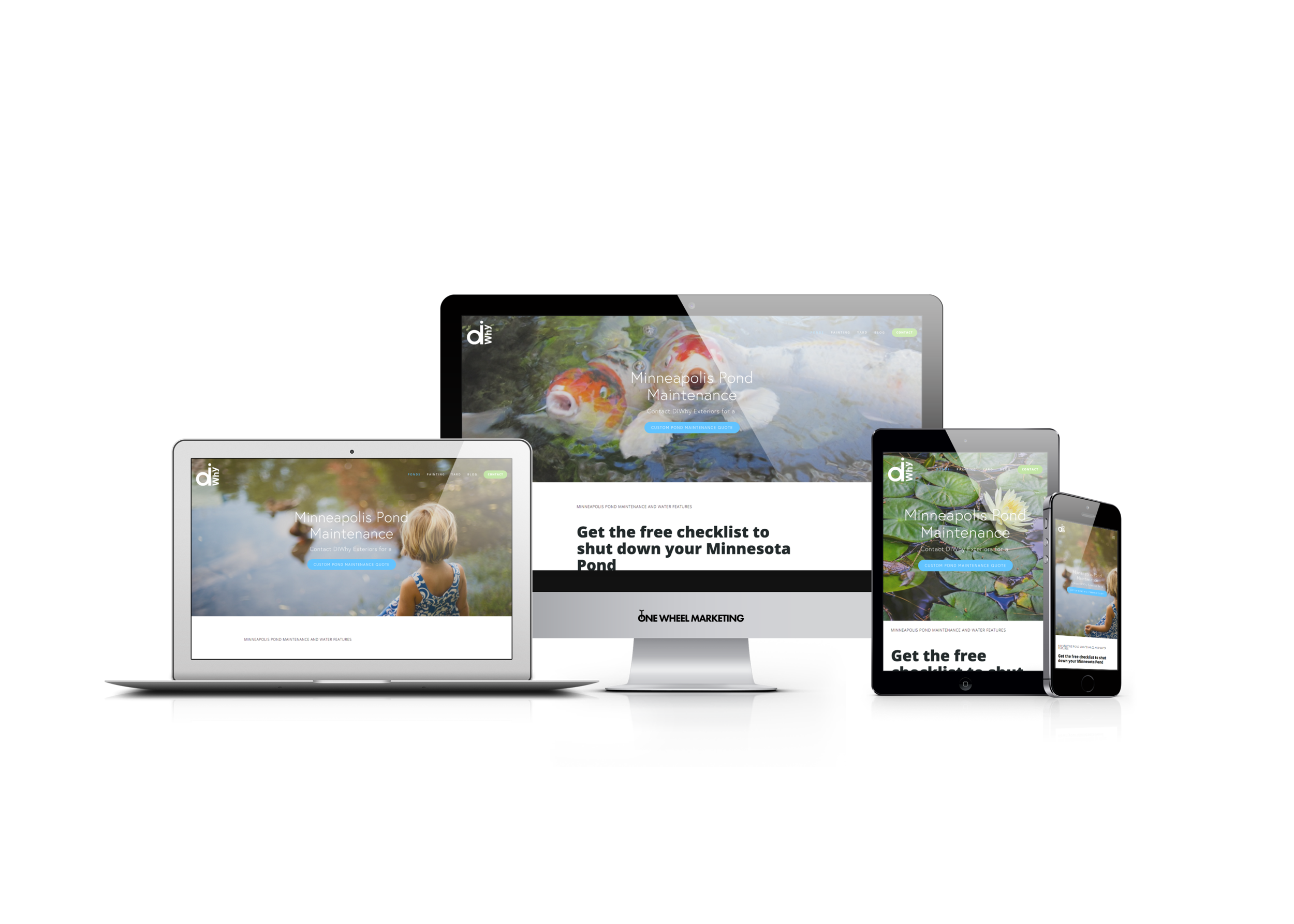 Responsive Website Design for Startup Business DiWhy Exteriors