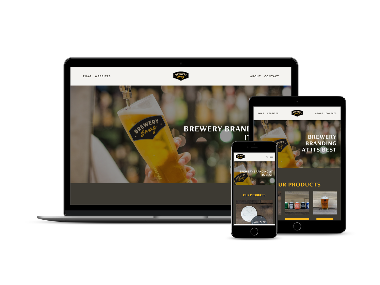 1-Day Website Build for Brewery Swag Company